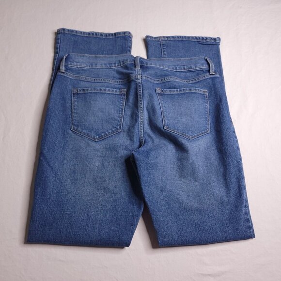 Old Navy Womens Original Jeans 8 Mid-Rise Medium Wash Stretch Slim Boot - Picture 2 of 8